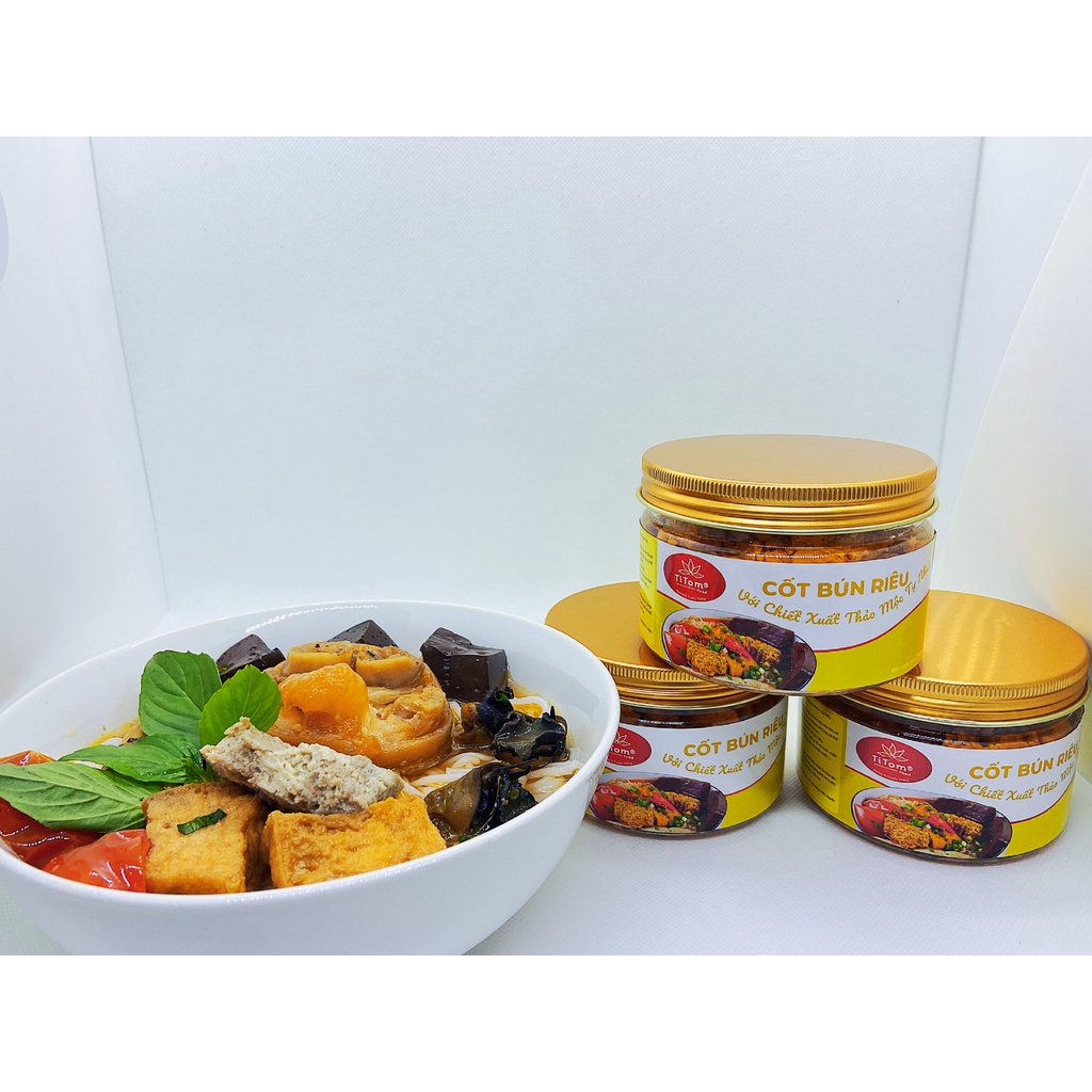 Gia vị nấu bún riêu cua 250g, gói gia vị bún riêu cua ngon chính hãng, cốt bún riêu cua Titom Foods