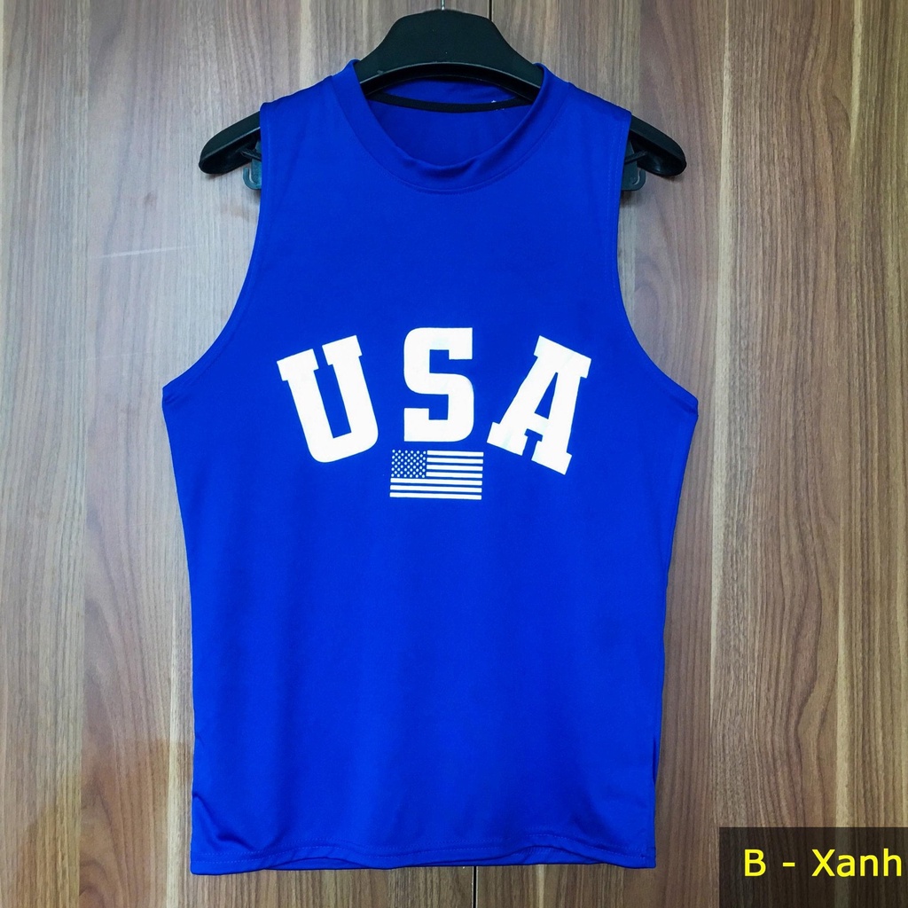 Áo thun ba lỗ nam 𝐊𝐈𝐍𝐆𝐌𝐀𝐍  chuẩn gym nữ in hình  áo tanktop nam nữ vải lụa cao cấp thoáng mát