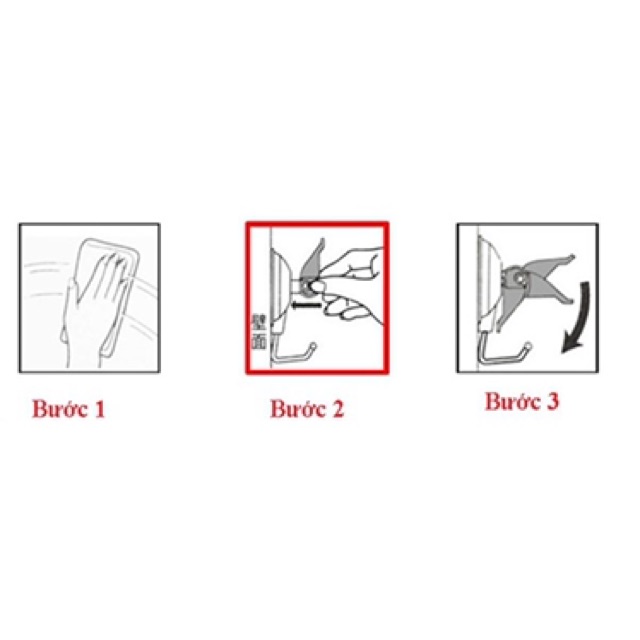 Móc treo đồ hút chân không 5 móc inox, xoay KM552