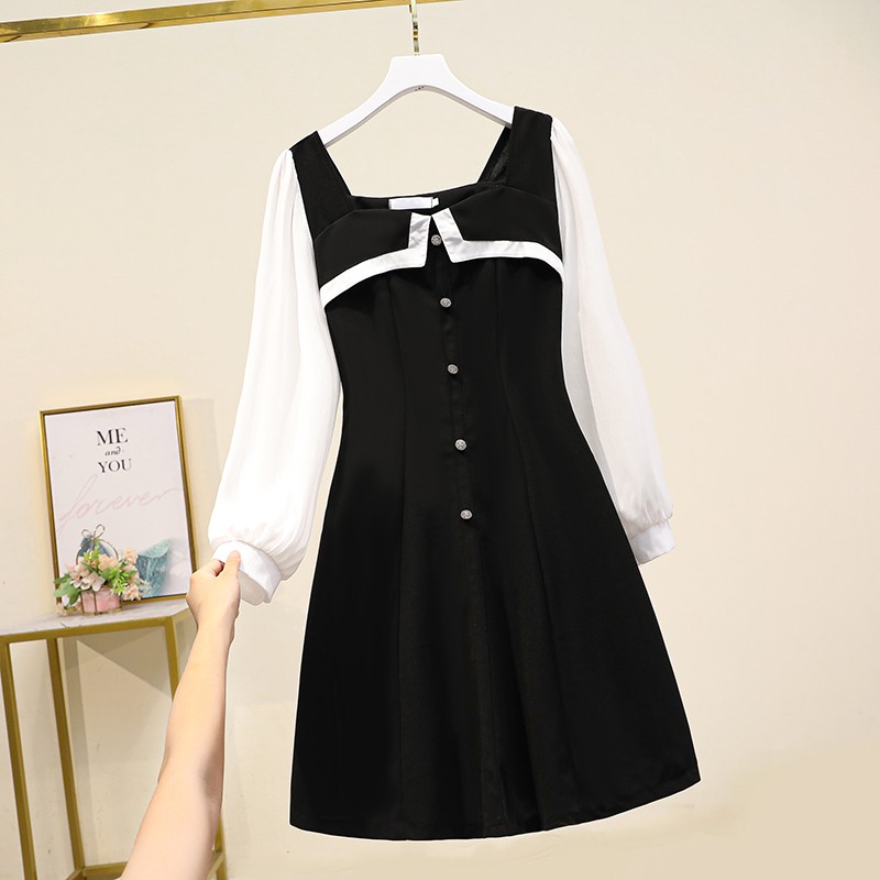 🌸Hàng Order🌸 Váy Bigsize Phối Cúc Trẻ Trung Dịu Dàng🌸Hàng Quảng Châu