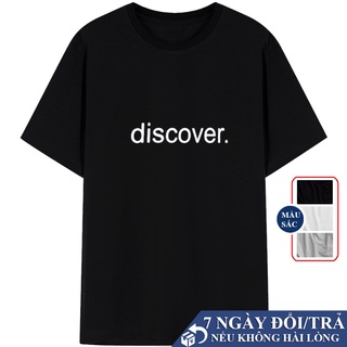 Áo thun tay lỡ discovery, áo discovery unisex nam nũ, đủ màu, đen, trắng, xám v5