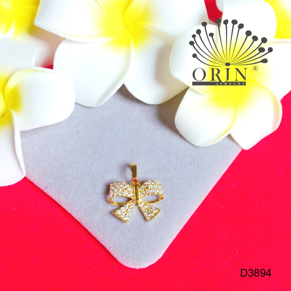 Mặt dây chuyền hình nơ đính đá thời trang cao cấp Orin D3894 thời thượng