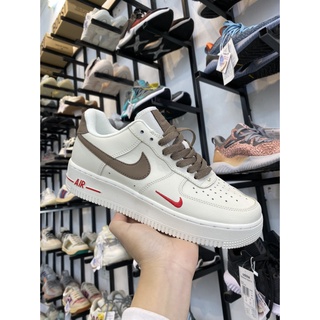 Giày Sneaker AF1 custom Vệt nâu chất lượng nguyên bản