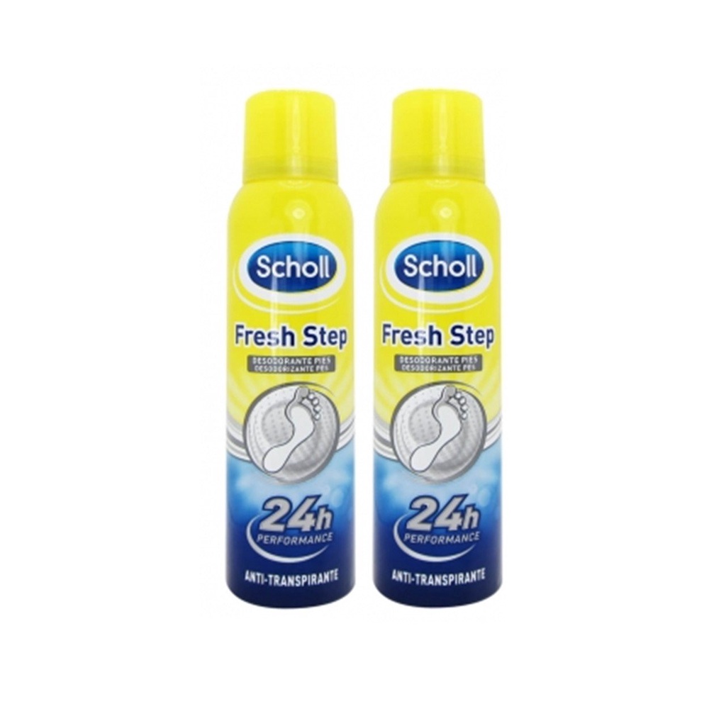 Xịt khử mùi hôi giầy, hôi chân Scholl Fresh Step (Đức) lọ150ml. Giảm tiết mồ hôi chân, mùi hôi giày hiệu quả