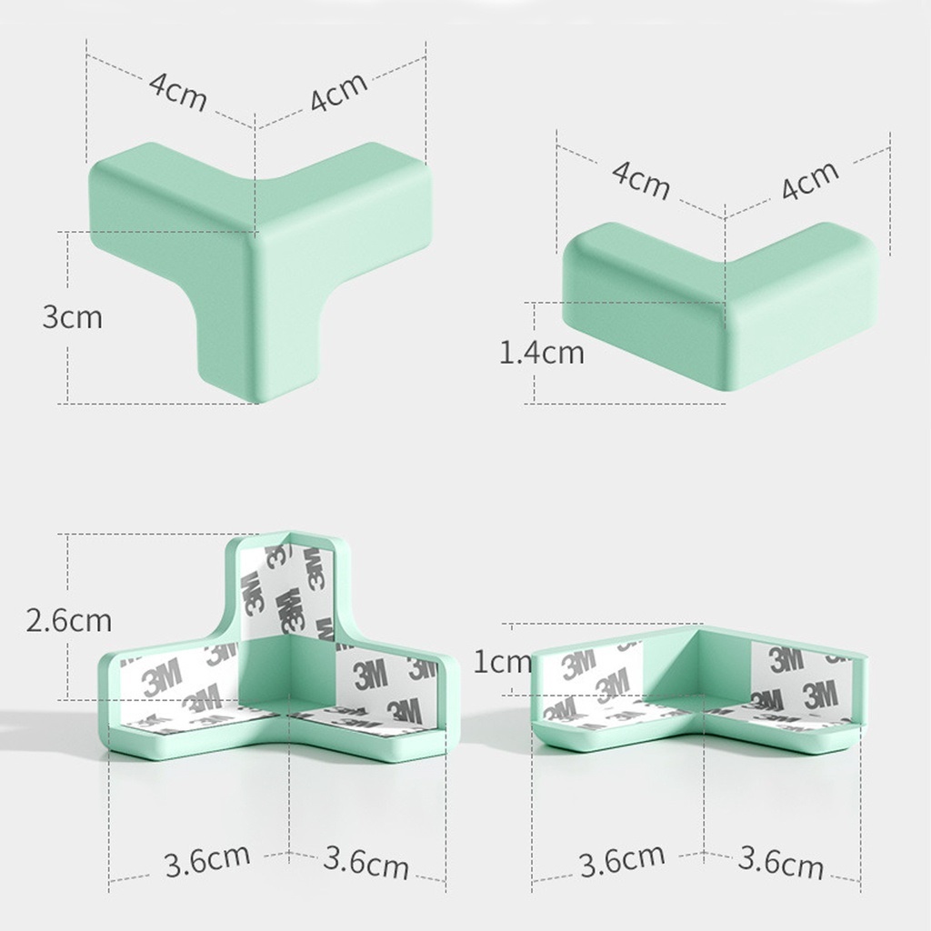 Miếng bọc góc bàn silicon giữ an toàn cho trẻ, Bịt góc bàn,chặn góc bàn ,góc tủ kính hình gấu silicon cao cấp bảo vệ bé