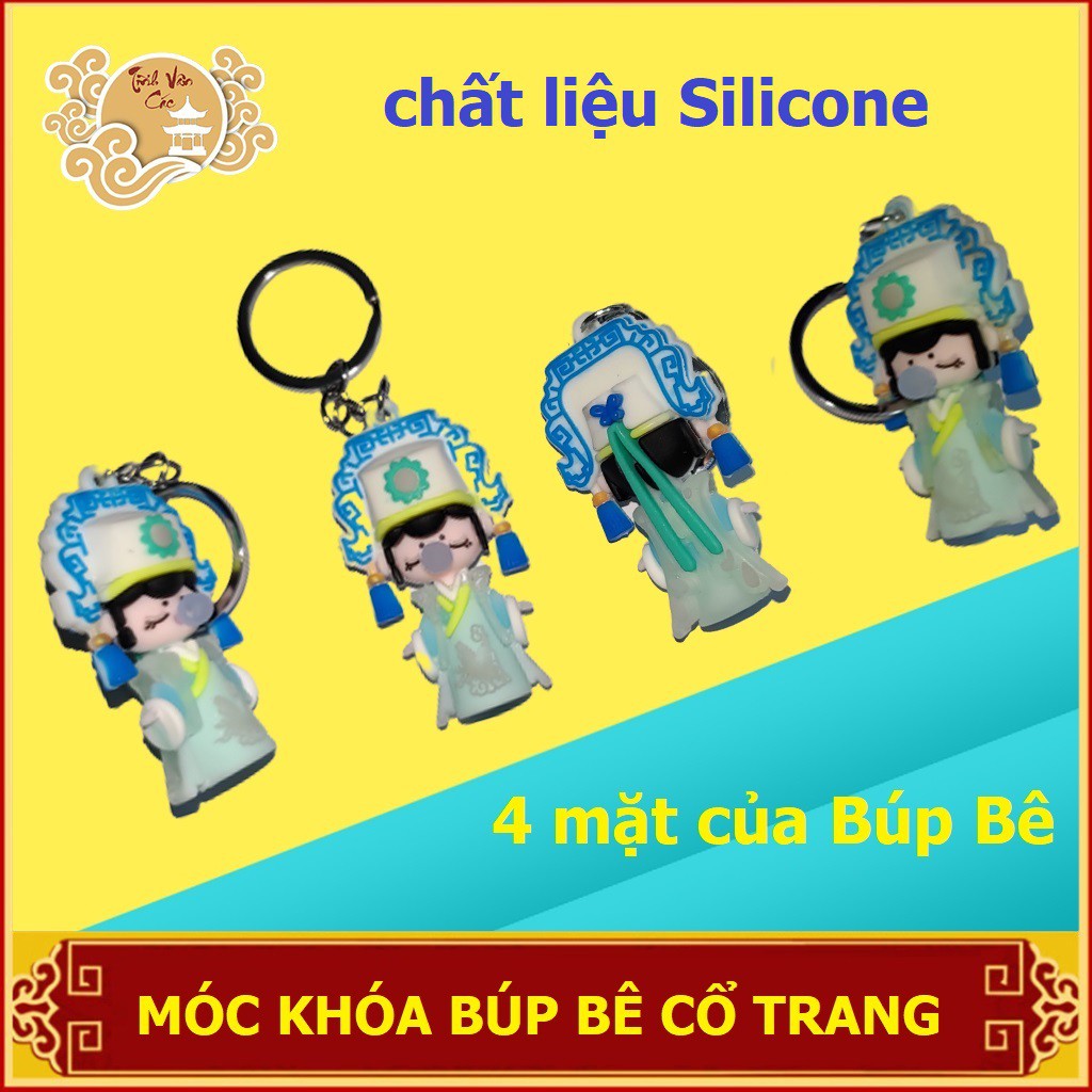 Móc chìa khóa búp bê Lương Sơn Bá cổ trang Tĩnh Vân Các