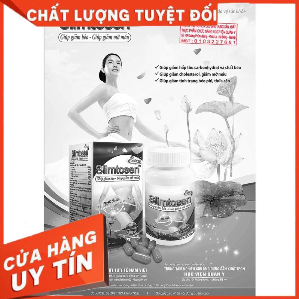 Liệu Trình Giảm Cân Học Viện Quân Y 3 trà giảm béo Slimutea và 1 Slimtosen Extra