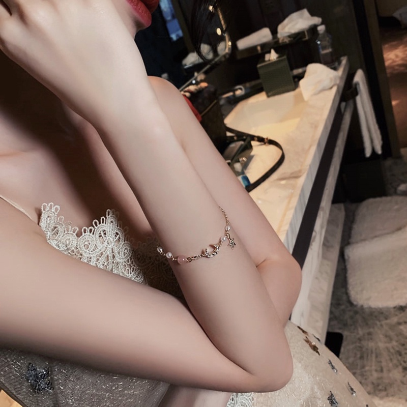 Vòng Tay Mặt Trăng Và Ngôi Sao Dễ Thương JP6 YR
