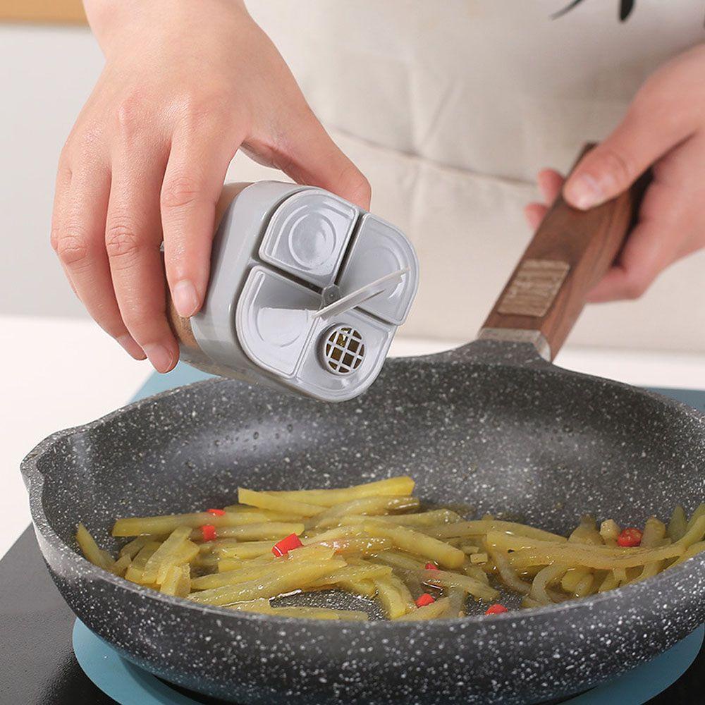 Hộp Đựng Gia Vị 4 Trong 1 Có Nắp Cho Tiệc BBQ Ngoài Trời