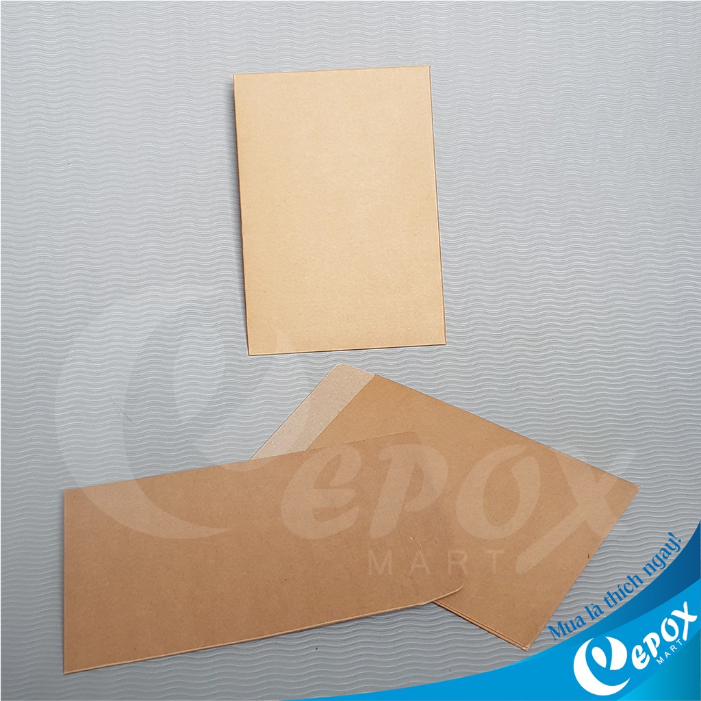 Bao thư nâu kraft 12 x17cm, 280gsm rất bền chắc!