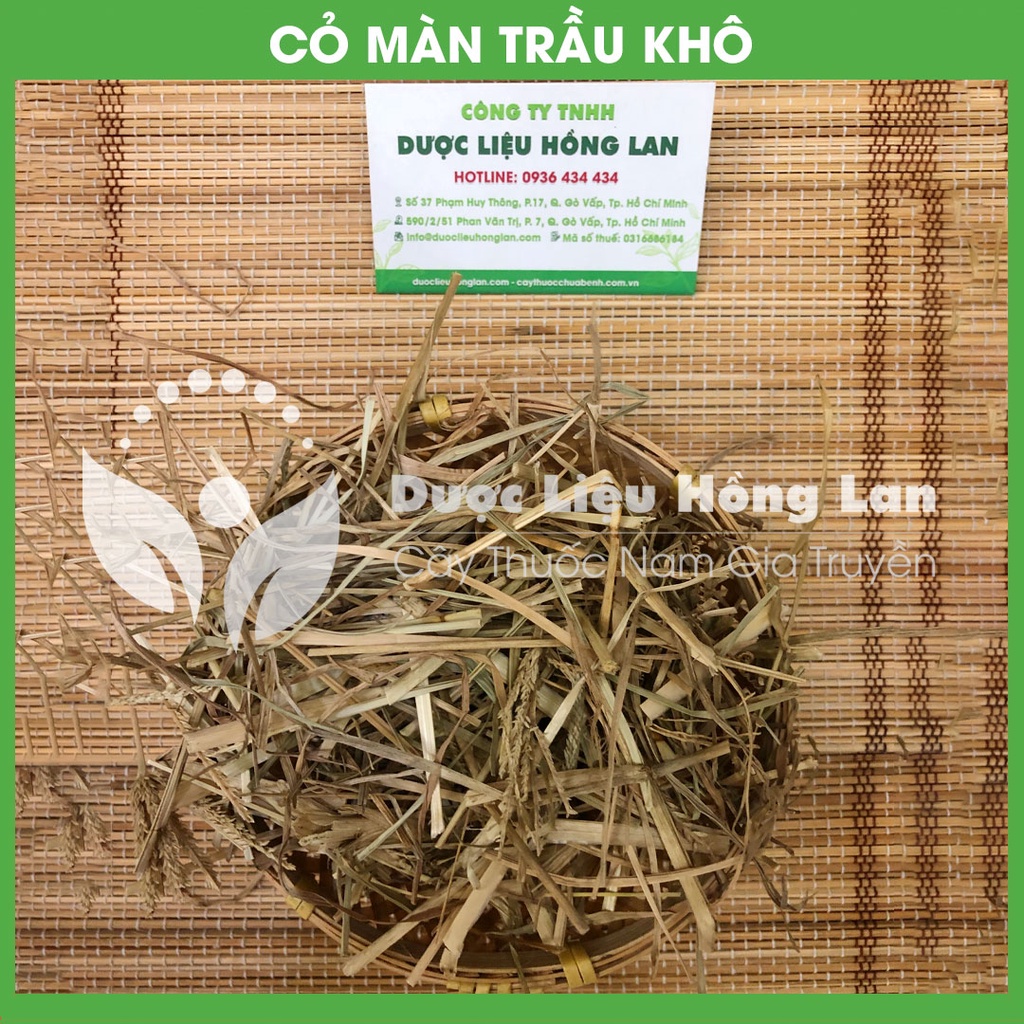 Thảo dược CỎ MÀN TRẦU khô sạch đóng gói 500gram - congtyduoclieuhonglan