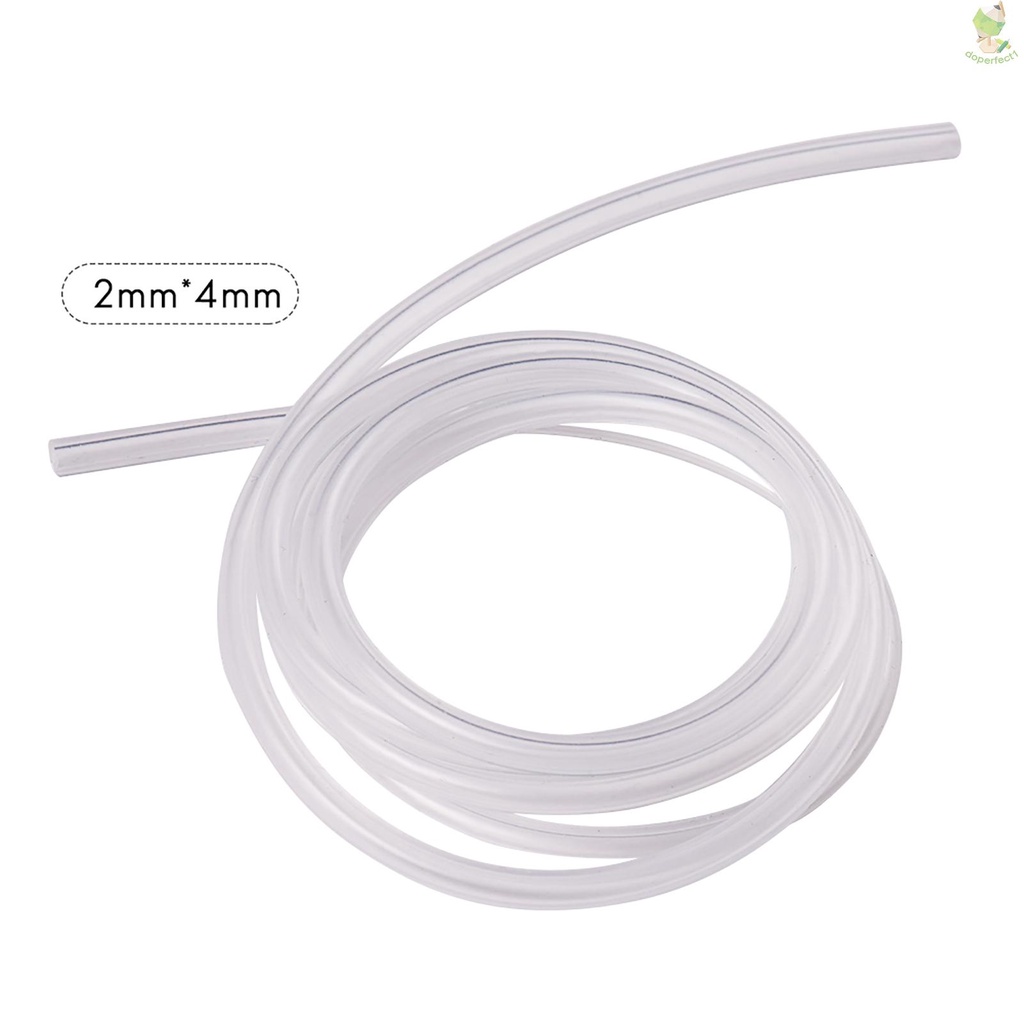 Ống Silicone Cấp Thực Phẩm Trong Suốt Linh Hoạt 1m 2mm X 4mm