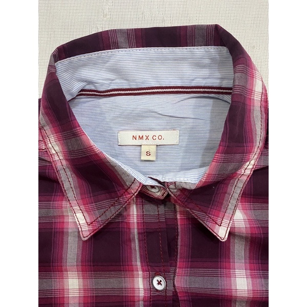 Áo sơ mi tay dài vải kate kẻ caro túi đính sao Nino.maxx  - Thanh lý vnxk