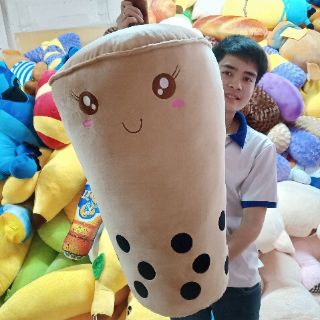 GẤU BÔNG LY TRÀ SỮA SIÊU KHỔNG LỒ