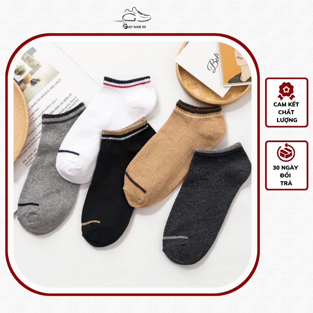 Tất vải cotton thoáng khí thấm hút mồ hôi