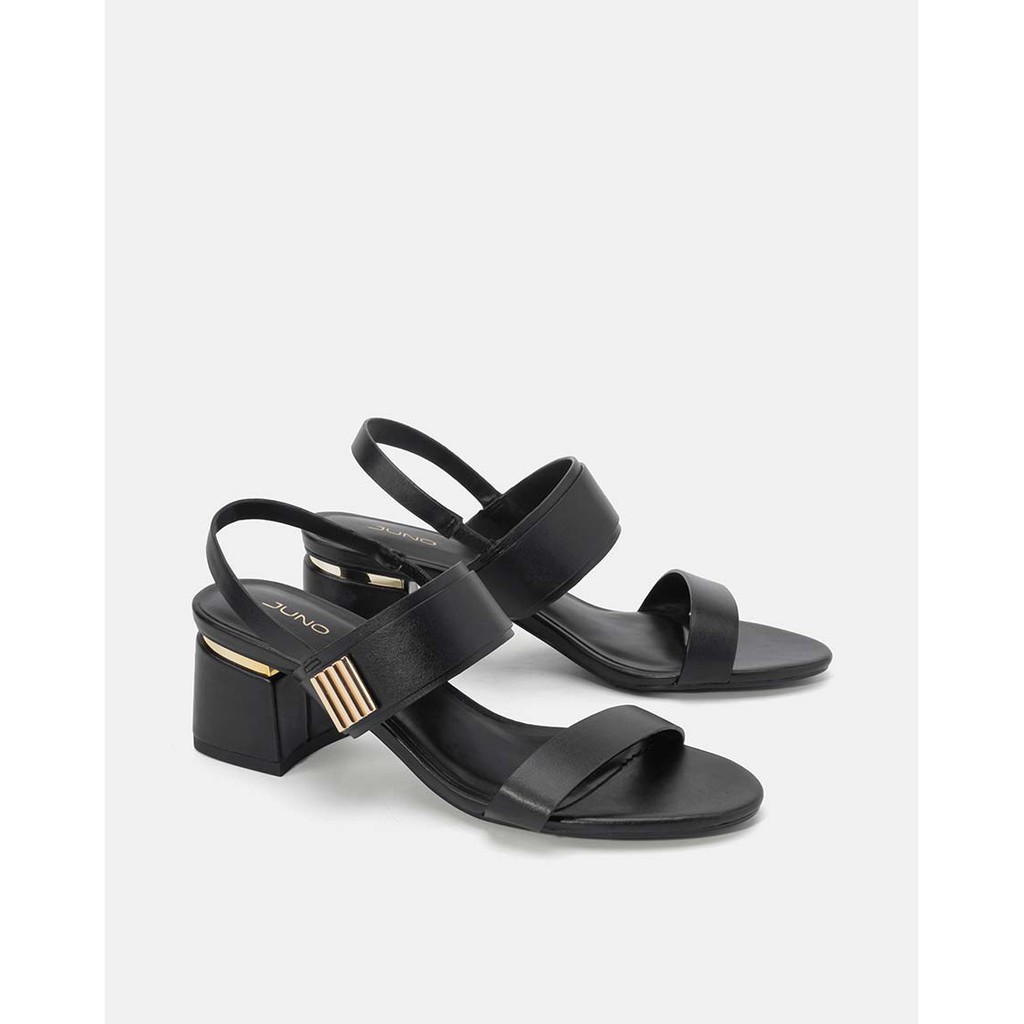 [WABRJNMG1 giảm 10% đơn 500K] JUNO - Giày Sandal Quai Ngang Khóa Trang Trí - SD05064