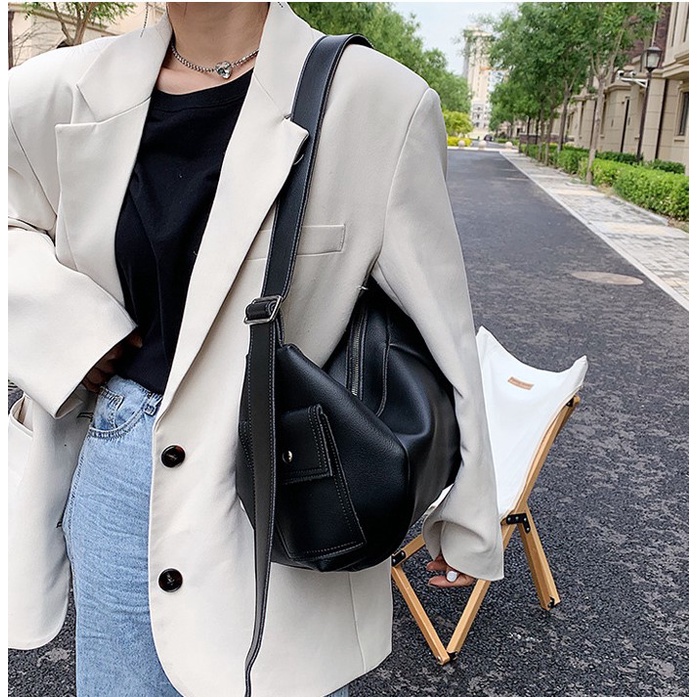 Túi xách nữ đeo vai, size to, phong cách vintage, retro - TX016