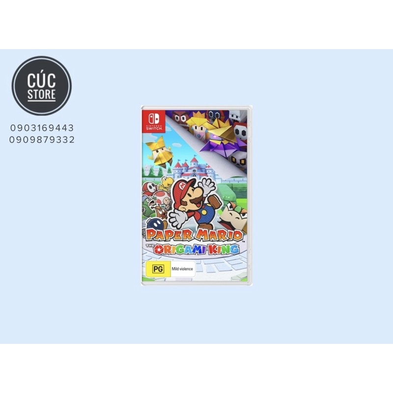 Băng chơi game Nintendo Switch: Paper Mario: The Origami King