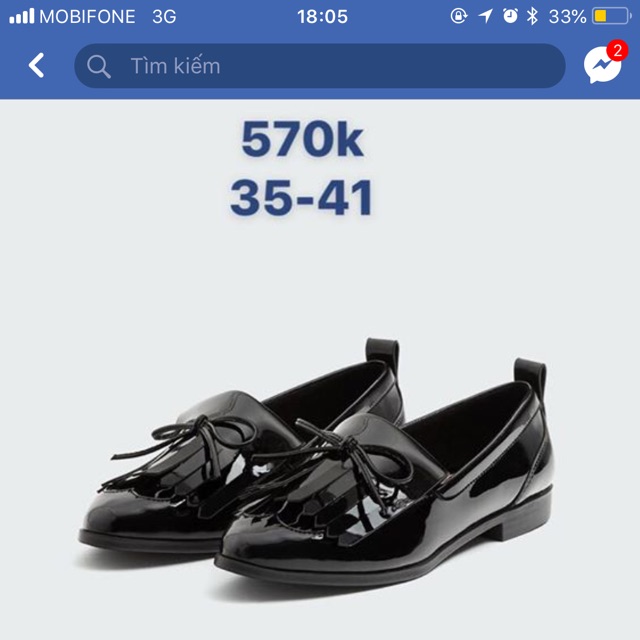 Giày Moca pull and bear auth