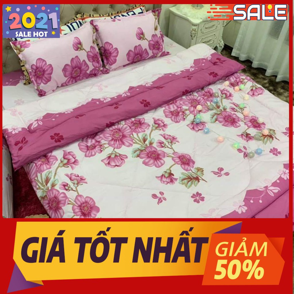 Chăn phao poly 1m8x2m giá siêu rẻ happiness 0005