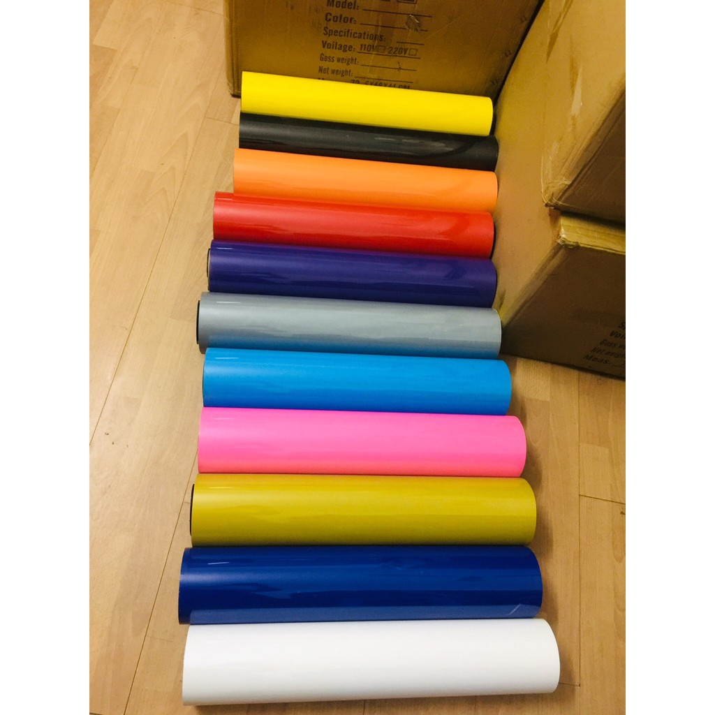 Decal Ép Chuyển Nhiệt Lên Áo Phông 👕 Áo Bóng Đá 👕 Màu Đẹp - Bám Dính Tốt - Độ Bền Cao Khổ 0.61m