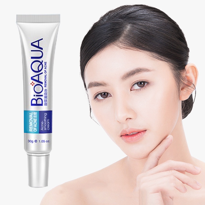 Kem giảm mụn,BIOAQUA, ngừa rạn da,sẹo, thâm,mụn lưng,mau lành vết thương, nam, nữ, tuổi dậy thì 30g hàng chính hãng.