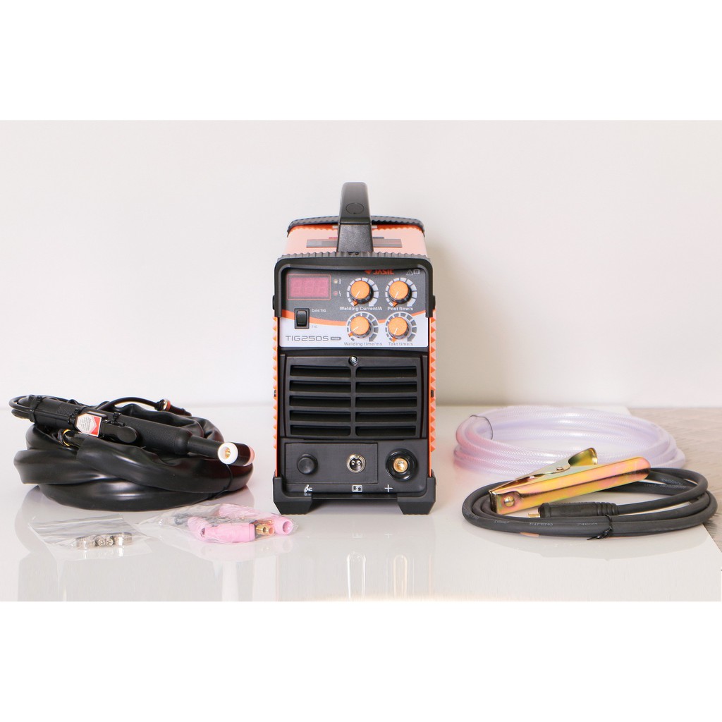 Máy hàn TIG và MMA Jasic TIG 250A W227 - Công nghệ biến tần IGBT, 10-250A, 7.3KVA, 430x168x312mm