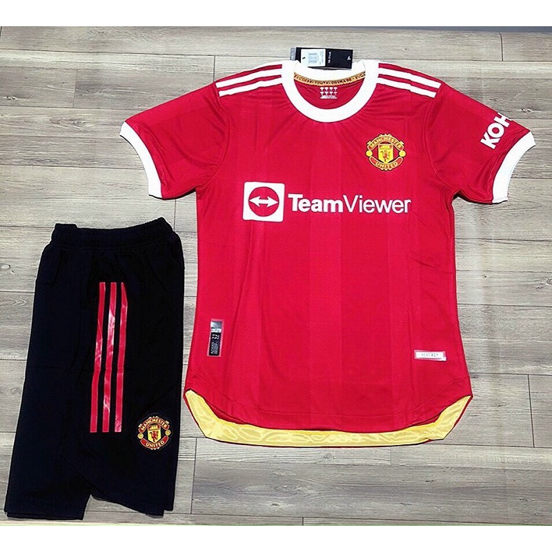 Bộ Quần Áo Bóng Đá Manchester (MCTU) Các Mẫu Mới Về Cực Chất - Đồ Thể Thao Nam Vải Gai Thái pp Bởi Be Happy Sport