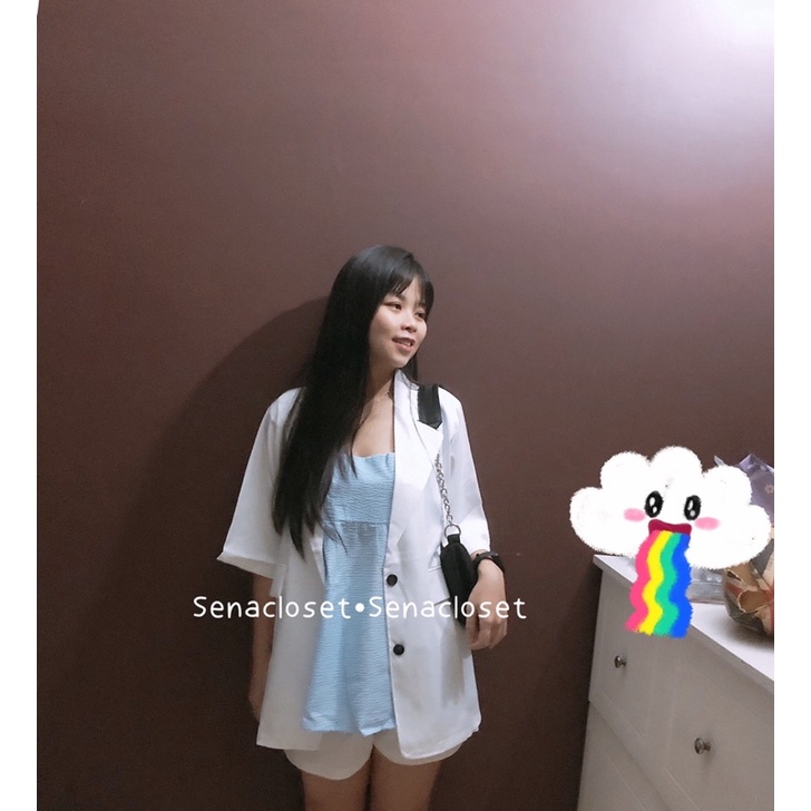 Áo Blazer tay lỡ 1 lớp Ulzzang ( Ảnh thật/Video) | BigBuy360 - bigbuy360.vn