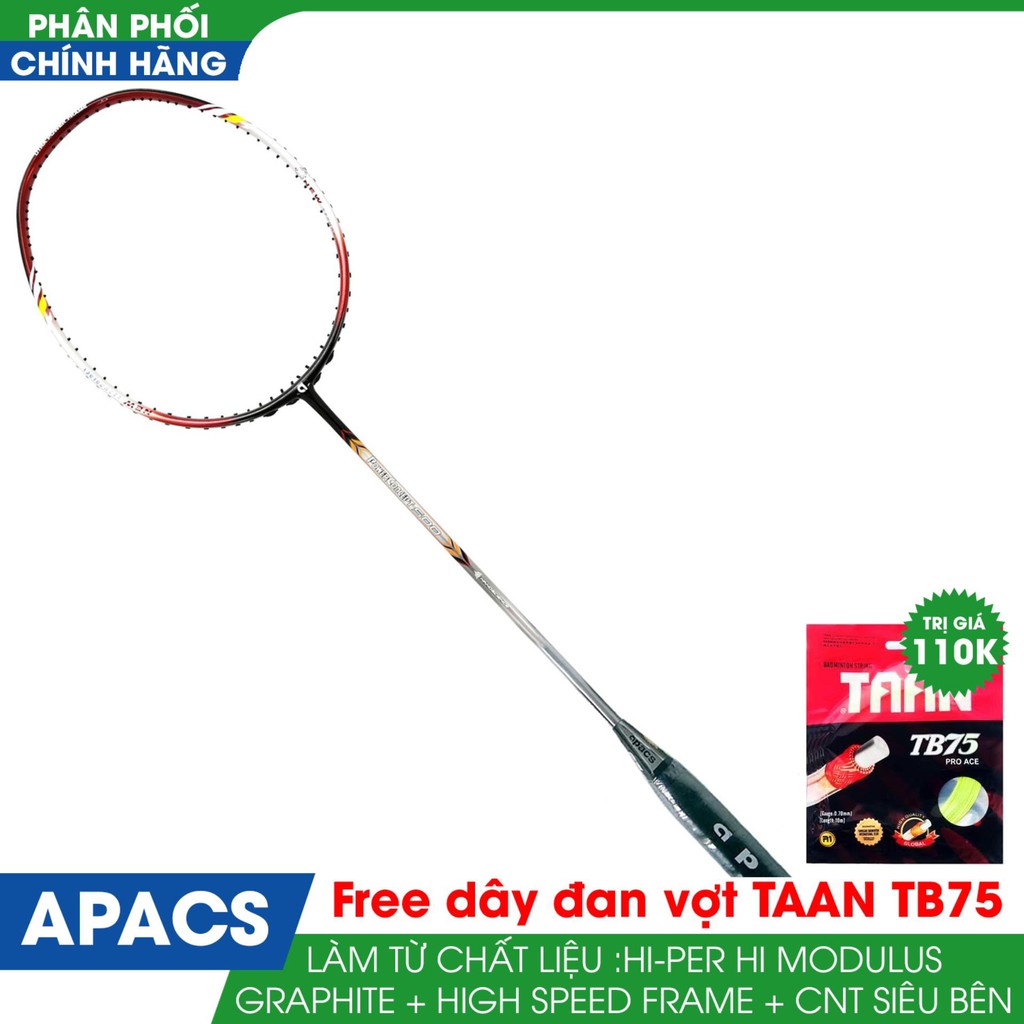 Vợt cầu lông Apacs Power Concept 500 (Trắng / đỏ)