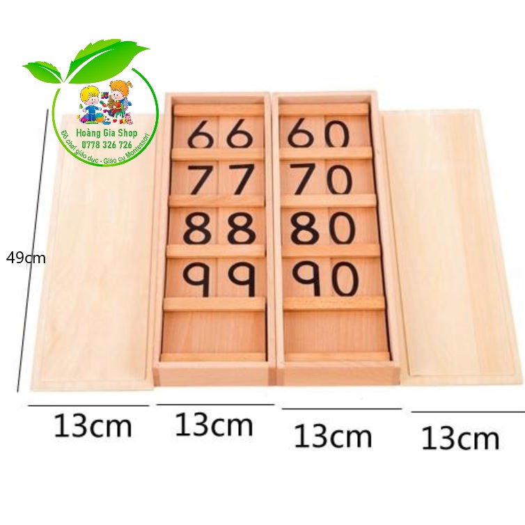 Bảng hàng chục Montessori (Teen &amp; tens board)