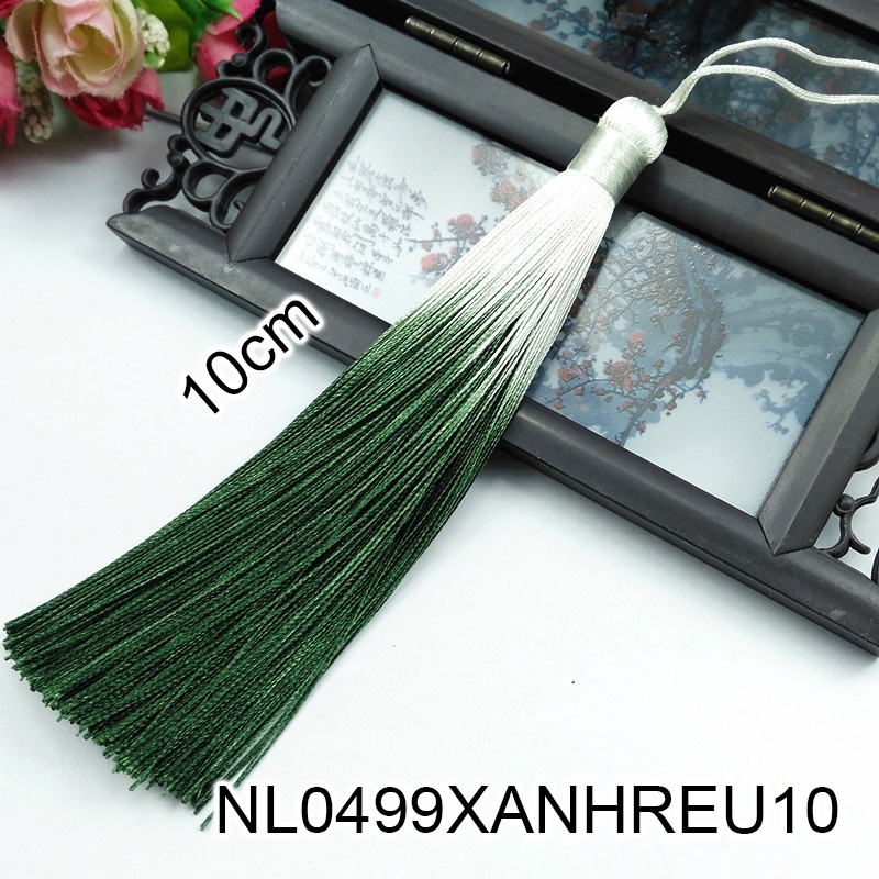 Tua rua ombre nhiều màu 10-13cm gắn sáo quạt nguyên liệu làm trâm làm trang sức cổ trang cosplay cổ phục việp phục