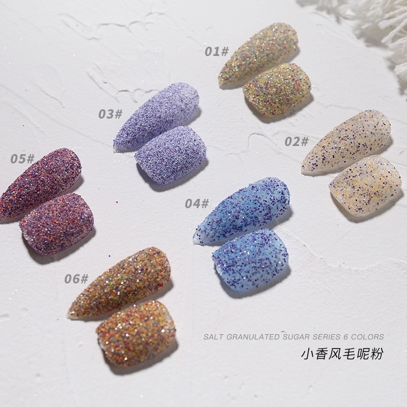 Set nhũ kẹo-set nhũ trang trí nail nhũ rắc kẻ dạ