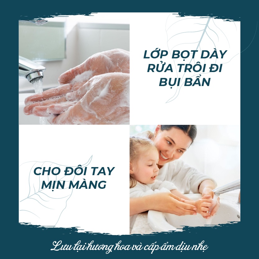 Combo 3 chai nước rửa tay tinh dầu cao cấp hương Sả Cam, Lavender, Gỗ Hồng PK 300ml/chai