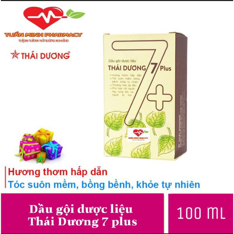 Dầu gội dược liệu Thái Dương 7 Plus giúp tóc suôn mềm, khỏe tự nhiên