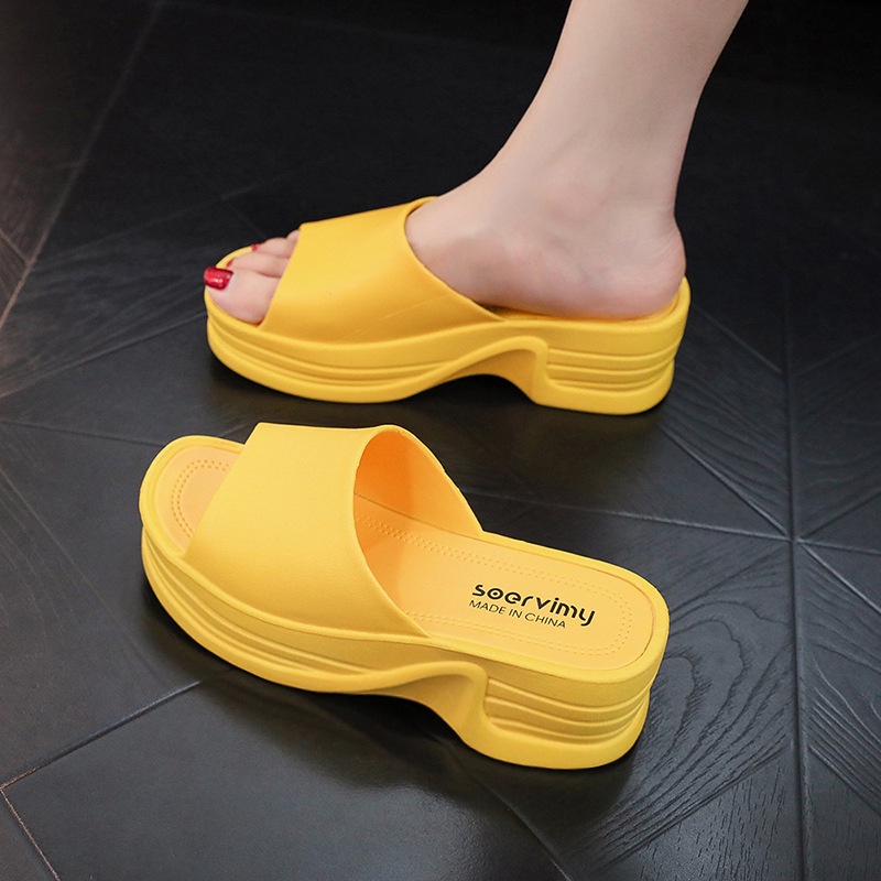 Dép Sandal Đế Xuồng Quai Lưới Thời Trang Dành Cho Nữ