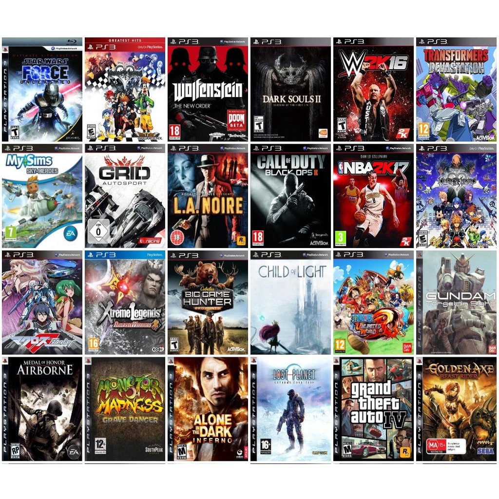 Máy chơi Game PS3 Slim + 2 Tay Cầm ( Kho 3000 game free )