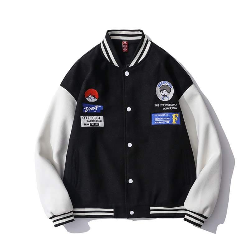 ÁO KHOÁC- Áo bomber, khoá nút Cotton cao cấp 2 lớp bông dày mịn form rộng Unisex nam nữ- TA .
