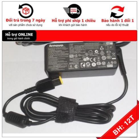 [BH12TH] [- Sạc cho Laptop Lenovo Z50 Z50-70 Z70 Z70-70 3.25A 65W chân chữ nhật dạng USB