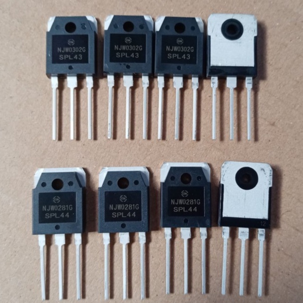 1 Linh Kiện Bán Dẫn njw0281 npn njw0302 pnp