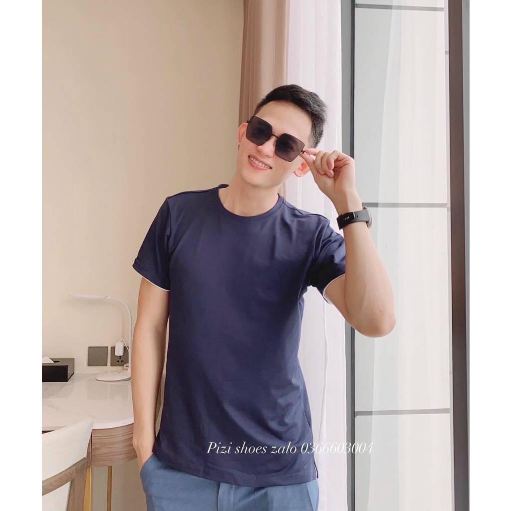 Áo thun nam Hidoli Áo phông nam cộc tay Layer năng động cá tính T1