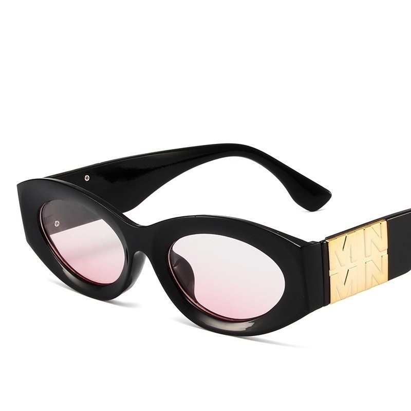 Kính Mát Gọng Oval Màu Kẹo Chống Tia UV Thời Trang Cổ Điển