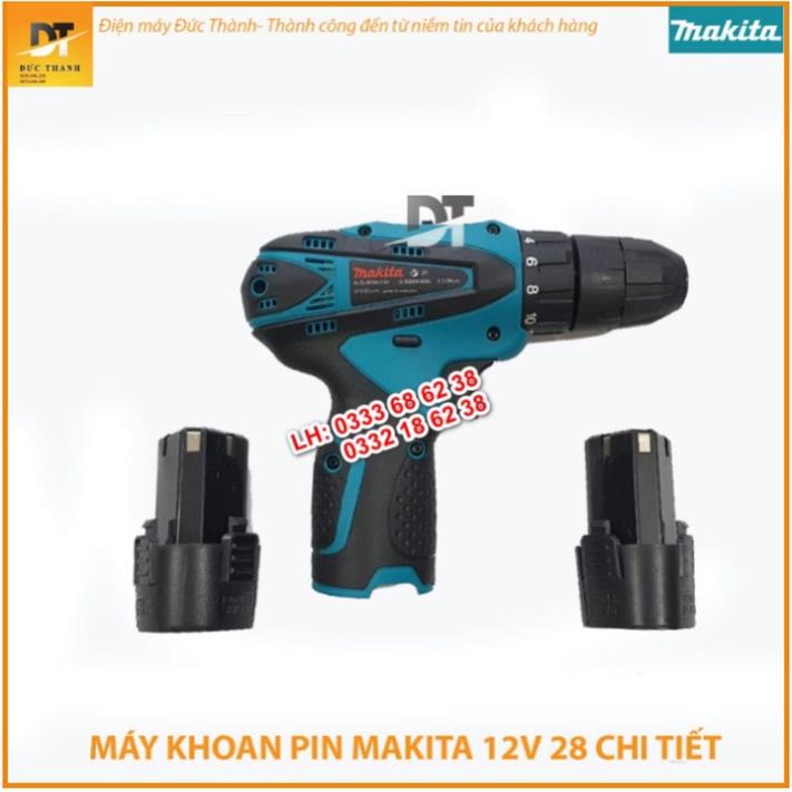 Siêu hot Máy khoan pin 12V Makita tặng Full box