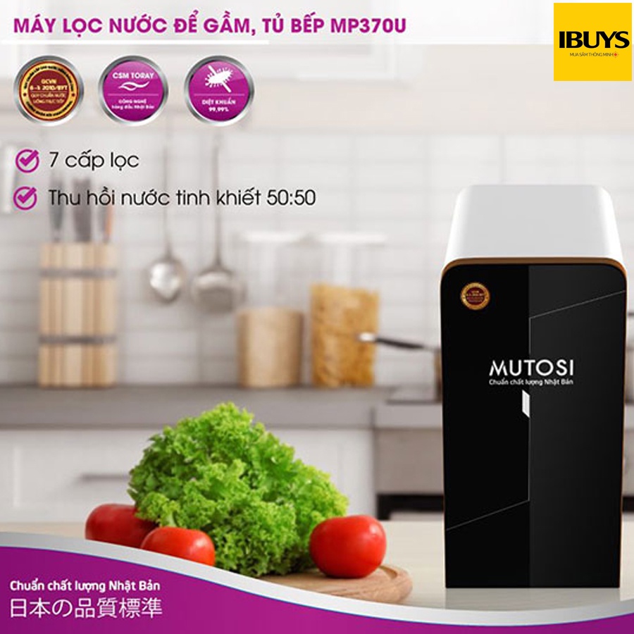 Máy lọc nước Mutosi MP-370U