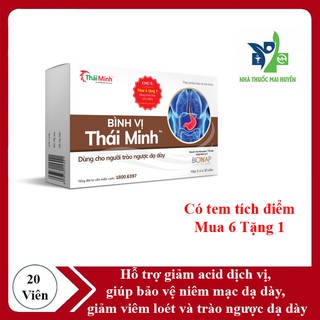 Bình Vị Thái Minh - Giảm Trào Ngược Dạ Dày, Hỗ Trợ Cải Thiện Và Giảm Thiểu Các Biểu Hiện Của Viêm Loét Dạ Dày