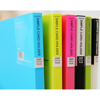 Sổ đựng Lomo Card A4 200 Card bìa nhựa Plus