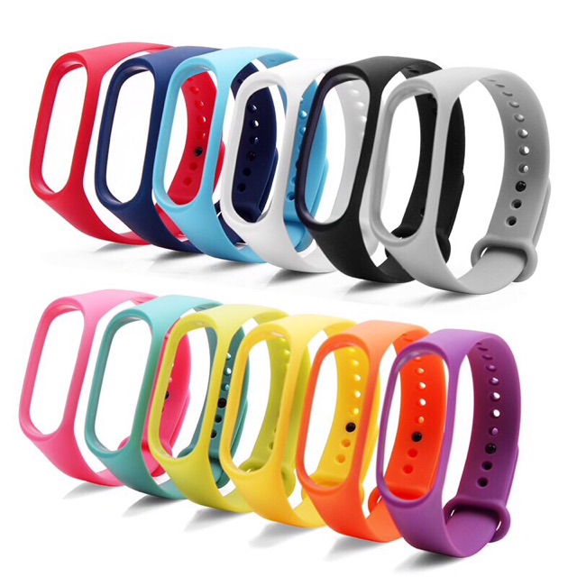 Dây miband 3 - 4 -5 thay thế (mua 3 dây Tặng 1 dán màn hình) MS11