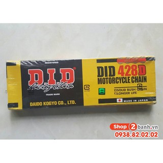 Sên vàng DID 9 ly 428HD chính hãng 124 mắc (070680)