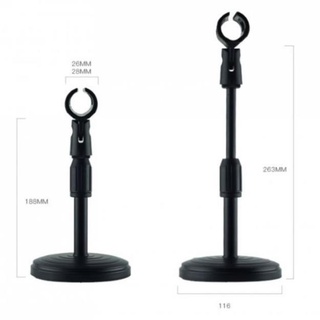Chân micro mini đứng để bàn microphone stand