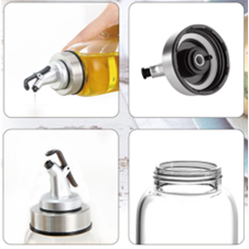 Bình đựng dầu ăn thủy tinh 500ml hình Bình Sữa Oil - GO 112